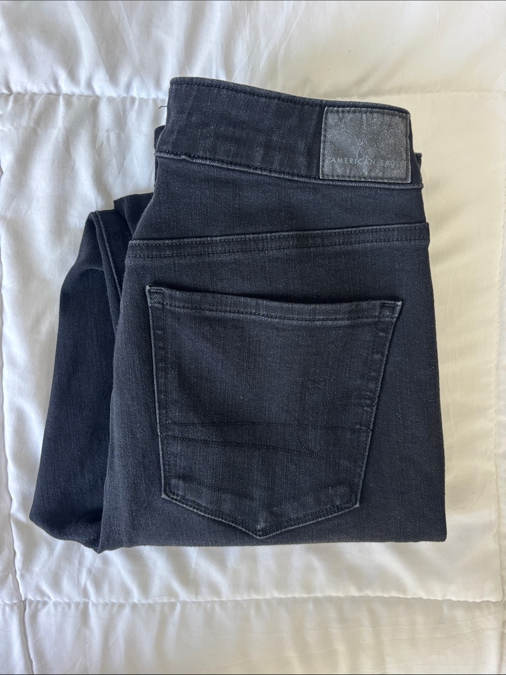 American Eagle Outfitters Black Women's Hi-Rise Jeggings - 8 Long